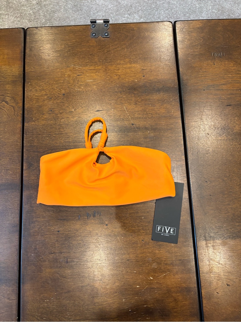 Kids Orange sports bra five the label new with tags